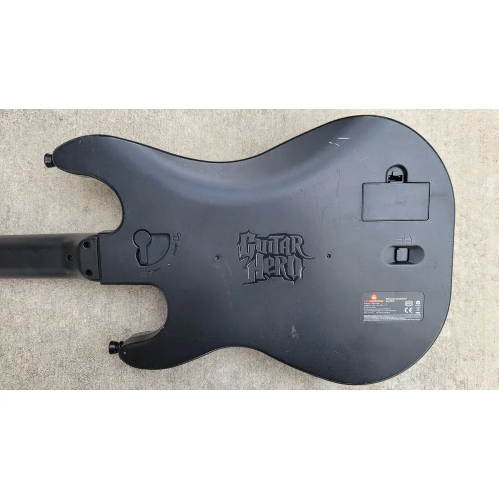 PS3 Guitar Hero Red Octane Wireless Sunburst Guitar (95451.805)- NO DONGLE/STRAP
